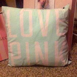 Victoria’s Secret PINK Polka Dot Teal Pillow